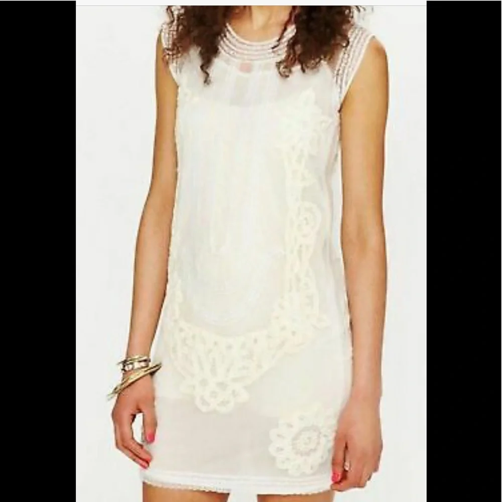 Candela X Free People Lace Mini Dress